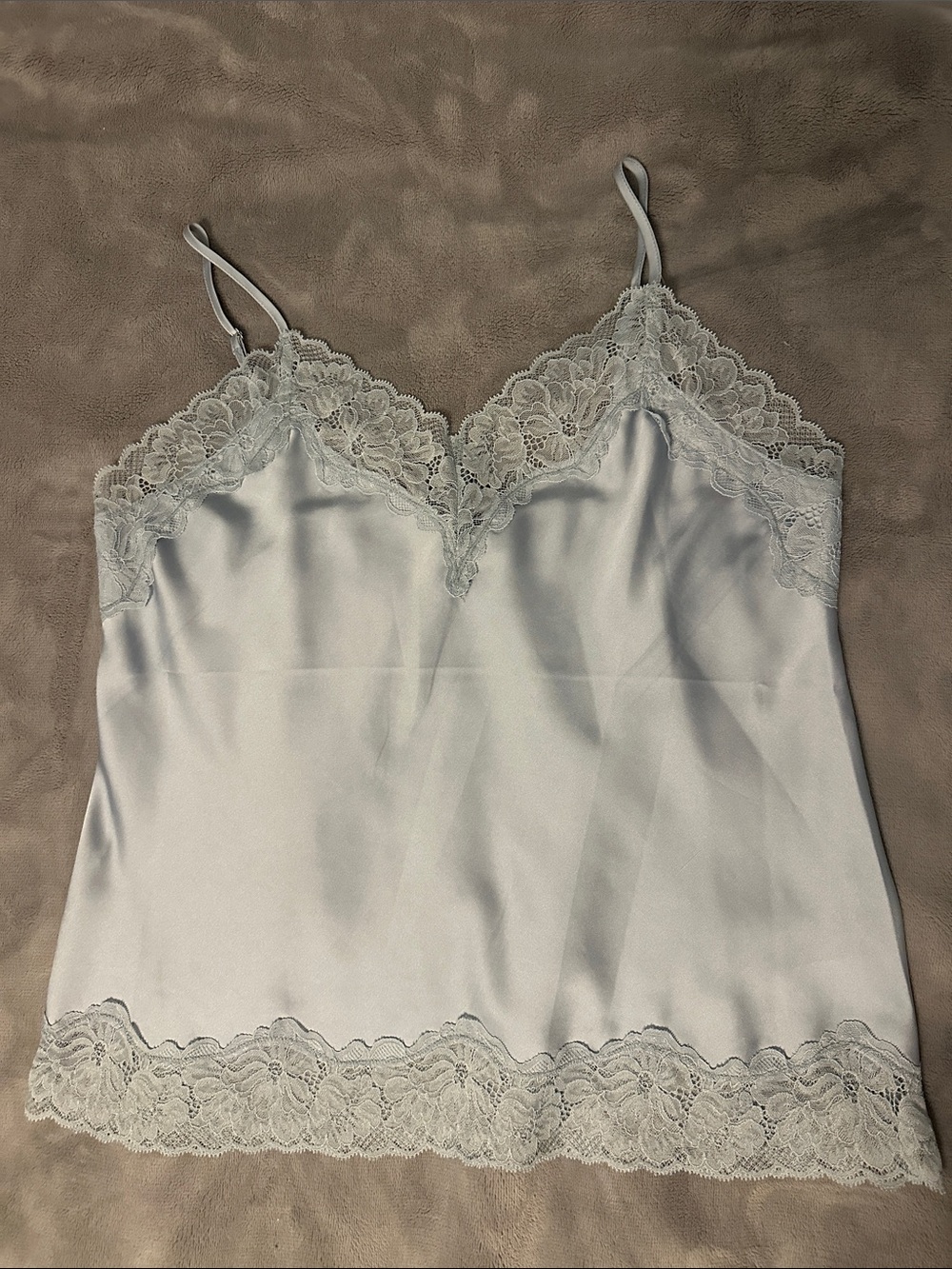 Light Blue Camisole with Lace